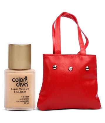 Adbeni Attratictive Hand Bag With Foundation, C-533 Makeup Kit Pack of 2 33