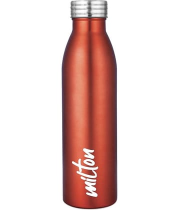 Milton - BREEZE 1000,METALLIC BLACK Black Water Bottle 1030 mL ( Set of 1 )