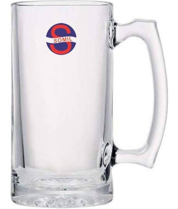Afast Glass Beer Glass, Transparent, Pack Of 1, 500 ml