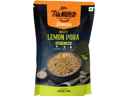 Xpress Tru Millet Lemon Poha 180gms - Instant Ready Mix - 5 Minutes