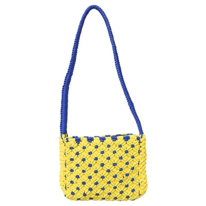 Sunshine Coast Macrame Side Bag|Saras Aajeevika Handmade Macrame Side Bags|Side Bags For Girls and Women|Bags|