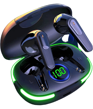 COREGENIX PRO80 Bluetooth True Wireless (TWS) In Ear 20 Hours Playback Low Latency,Powerfull bass IPX4(Splash & Sweat Proof) Black