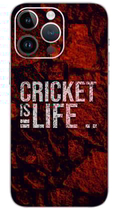 CRICKET IS LIFE Mobile Skin Wrap  - SPOR0400