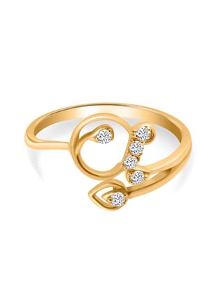 Lab Grown Bloom Finger Diamond Ring-10 / 9K / Yellow Gold