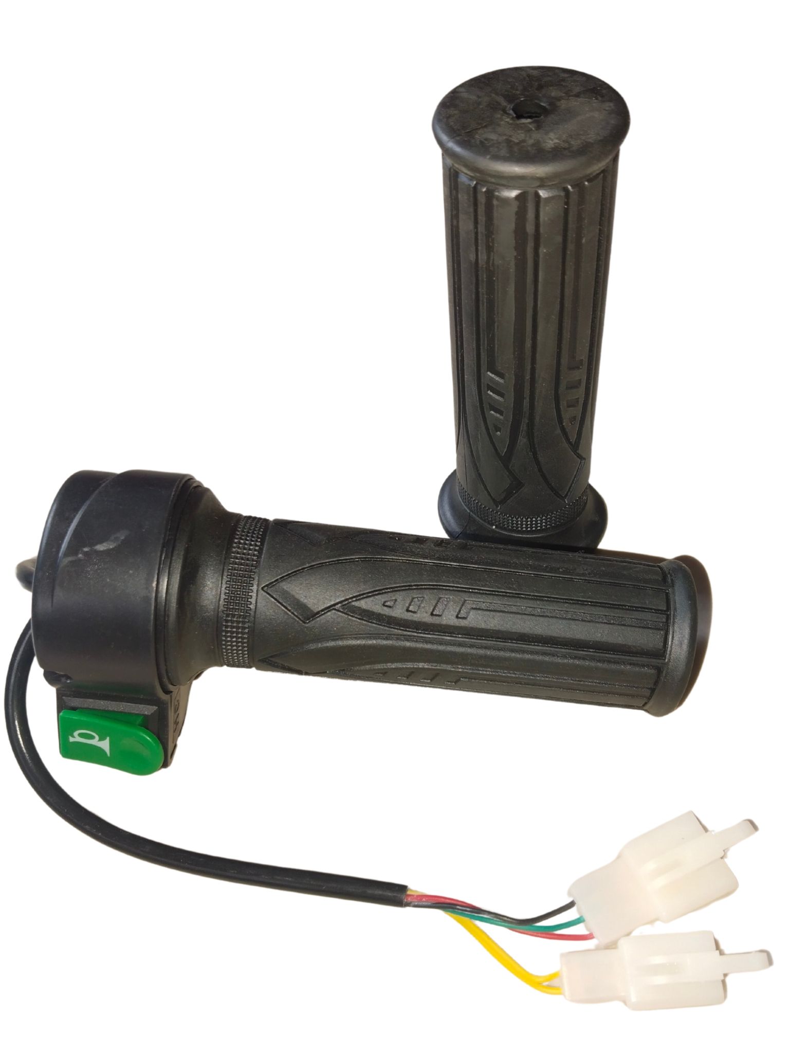 THROTTLE SET (  HORN BUTTON  ) FOR E-BIKE , ELECTRIC SCOOTER & OTHER ELECTRIC VEHICLE. 36V / 48V / 60V / 72V