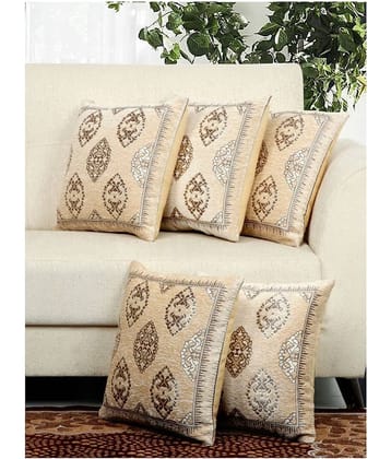 BELLA TRUE  Set of 5 Velvet Cushion Covers 40X40 cm (16X16)
