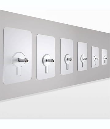 Heavy-Duty Self-Adhesive Wall Hooks - No-Drill, Damage-Free Hanging for Photos (Set of 6 )