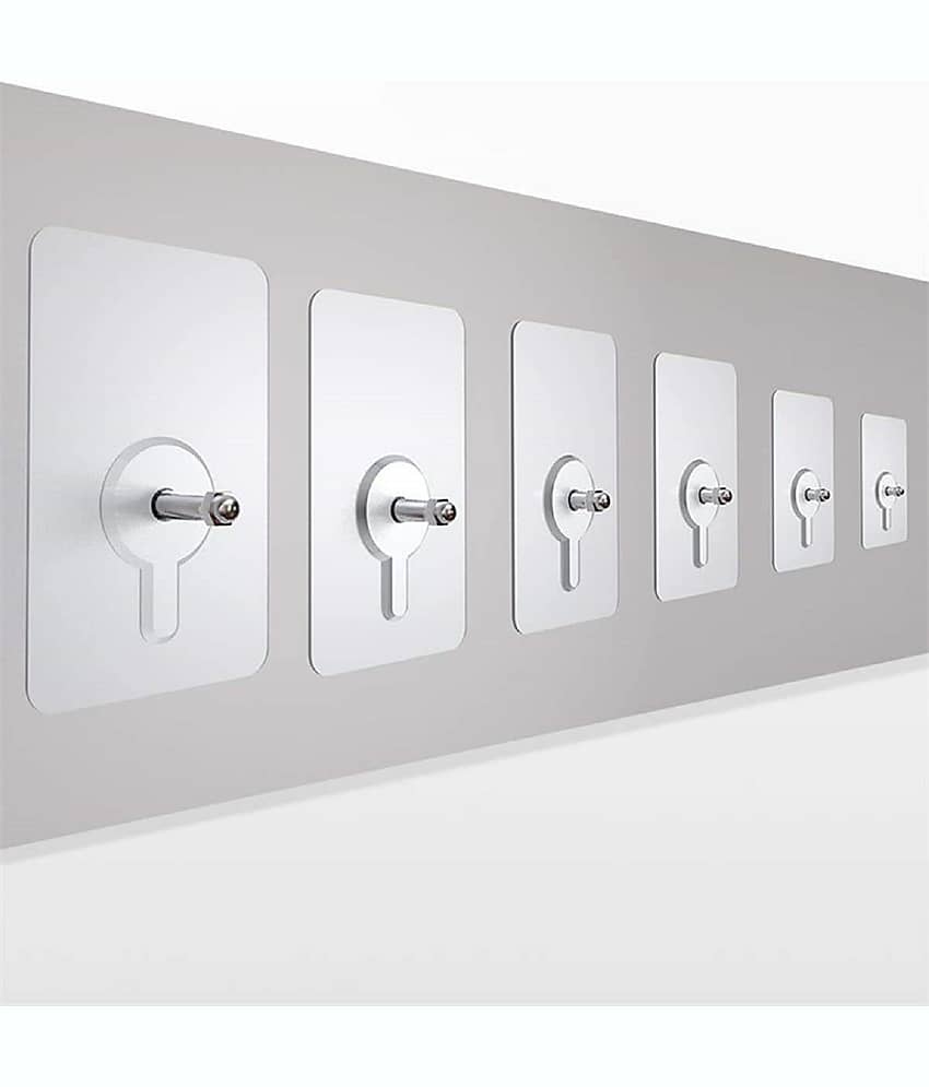 Heavy-Duty Self-Adhesive Wall Hooks - No-Drill, Damage-Free Hanging for Photos (Set of 6 )