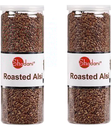 Shadani Roasted Alsi Can 150g (Pack of 2)