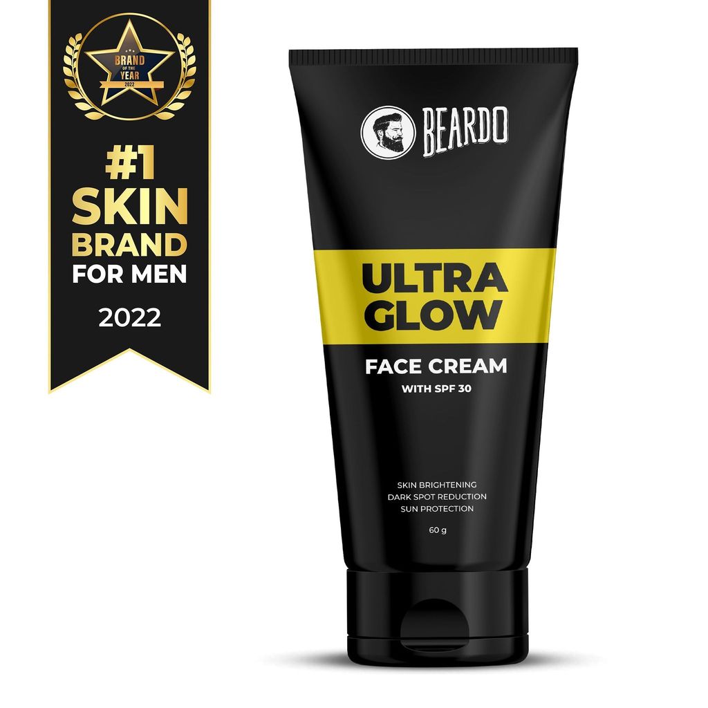 Beardo Ultraglow Face Cream & Lip Balm (Bubblegum) Combo