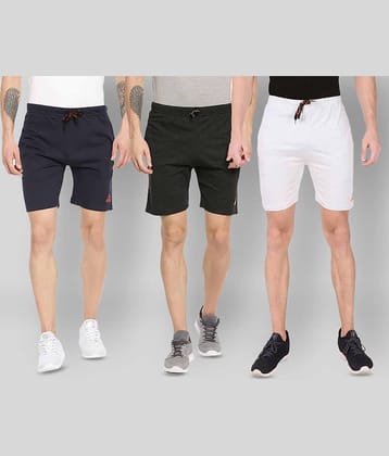 Ardeur - Multi Cotton Blend Men's Shorts ( Pack of 3 )
