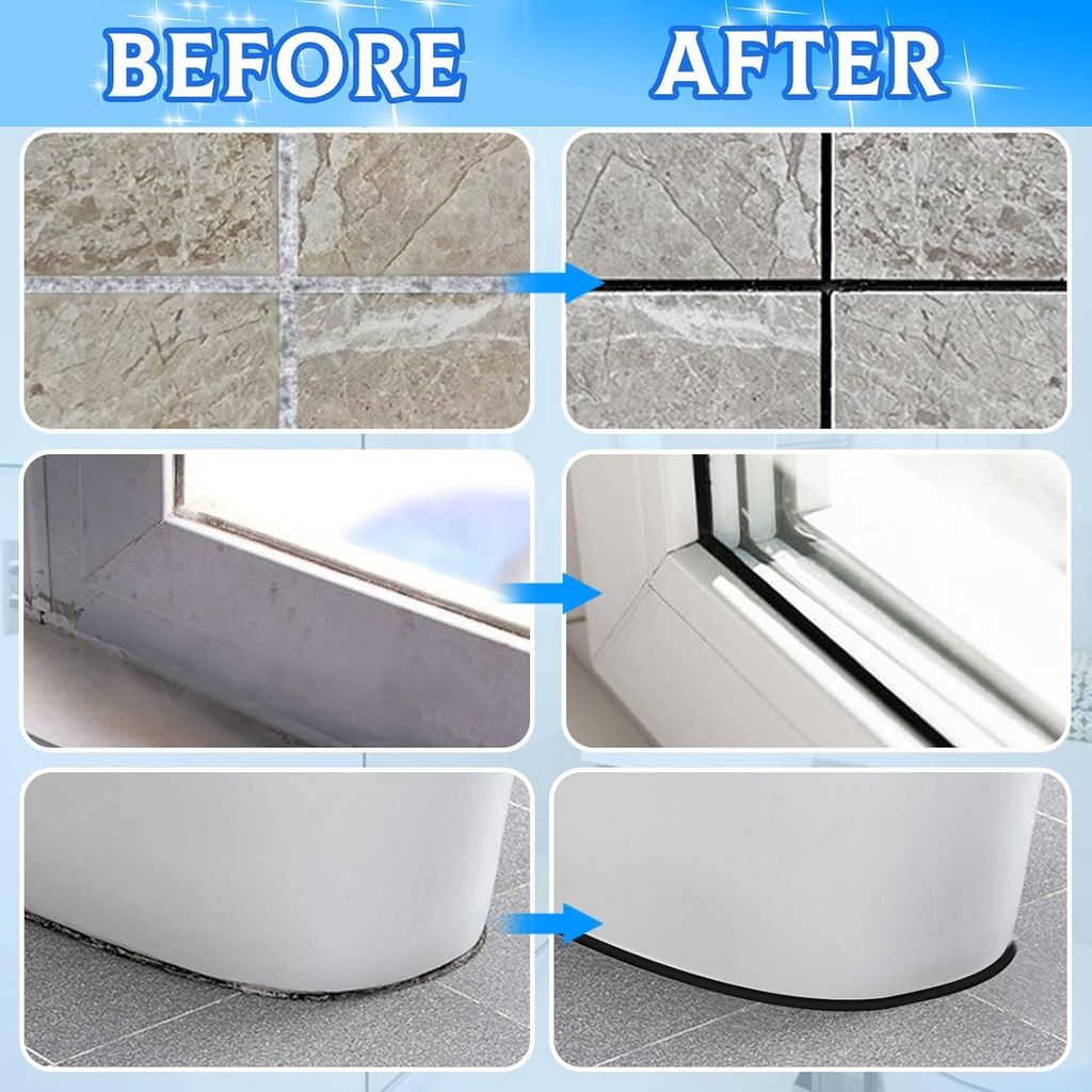 Tiles Gap Filler Waterproof, Gap Sealant, Grout, White Cement Paste Tube, Gap Filler for Walls and Joints, Waterproof Sealant, Tile Gap Filler Tube for Kitchen, Bathroom (180 ML.)