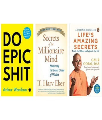 ( Combo of 3 books )  DO EPIC SHIT & Secrets of the Millionaire Mind & Life's Amazing Secrets