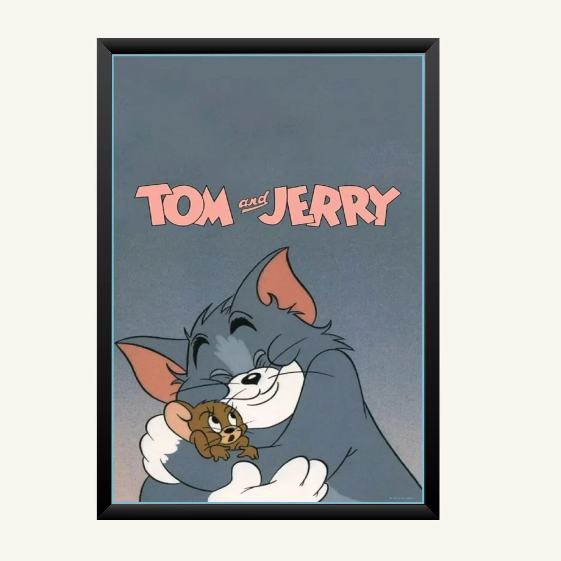 NOKKES Tom And Jerry Photo Frame Wall Poster 8X12 In Printed Poster Photo Paper 300Gsm Photo Frame For Wall Decoration _17