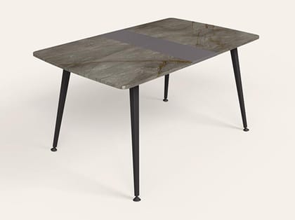 Dinex 4-to-6 Seater Extendable Dining Table - 1-Year Warranty, High Gloss Gordion Dinex 4-to-6 Seater Extendable Dining Table - 1-Year Warranty, High Gloss Gordion