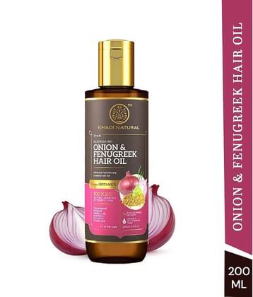khadi natural Anti Hair Fall FenugreekOil 200 ml ( Pack of 1 )