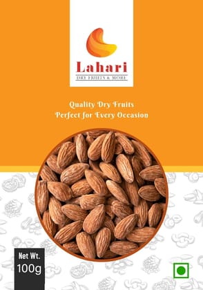 ROASTED ALMONDS 100G