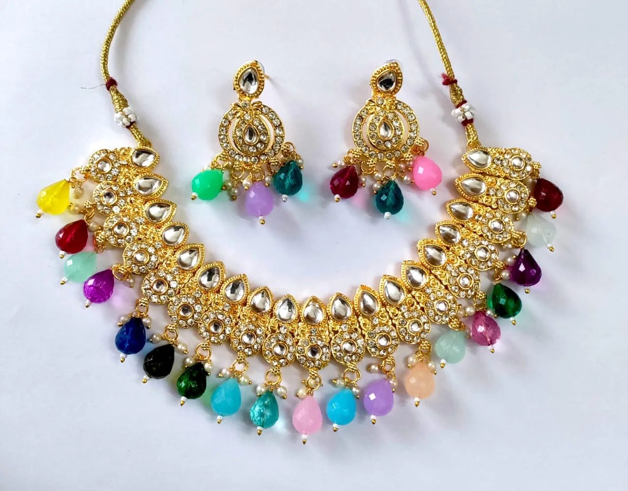 Exquisite MultiStone Necklace Set