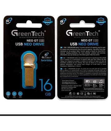 GREEN TECH 16 GB NEO SERIES PENDRIVE