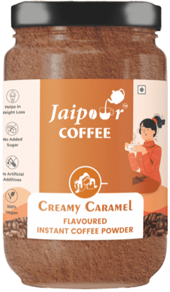 Jaipour Coffee Caramel, 60 gm Glass Jar