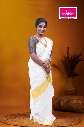 KRS-9 GOLD TISSUE SAREE 6.25 MTR