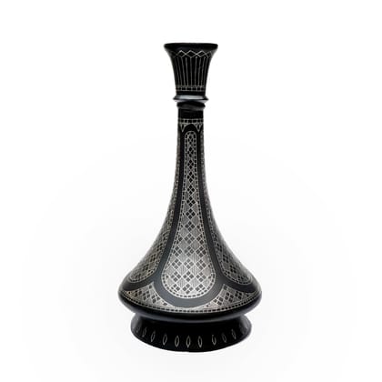 Bidri Work  Shahnayi Vase  (1TMTDCOKA08504)