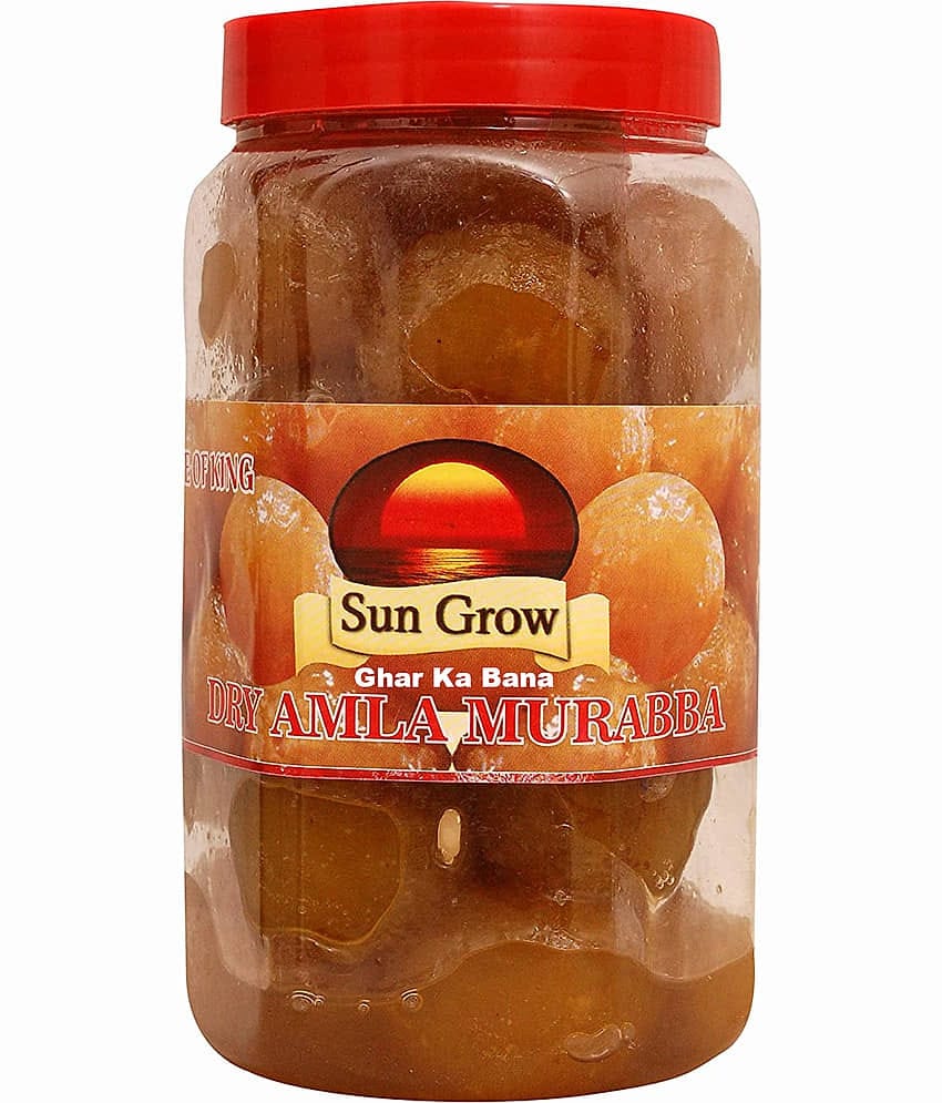 Sun Grow Home Made Ghar Ka Bana Dry Amla Murabba Ingredient: Organic Amla ,Clove, Elam,Crystals ,Fenugreek Pickle 1 kg