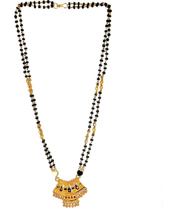 JIPPA - Golden Mangalsutra ( Pack of 1 )