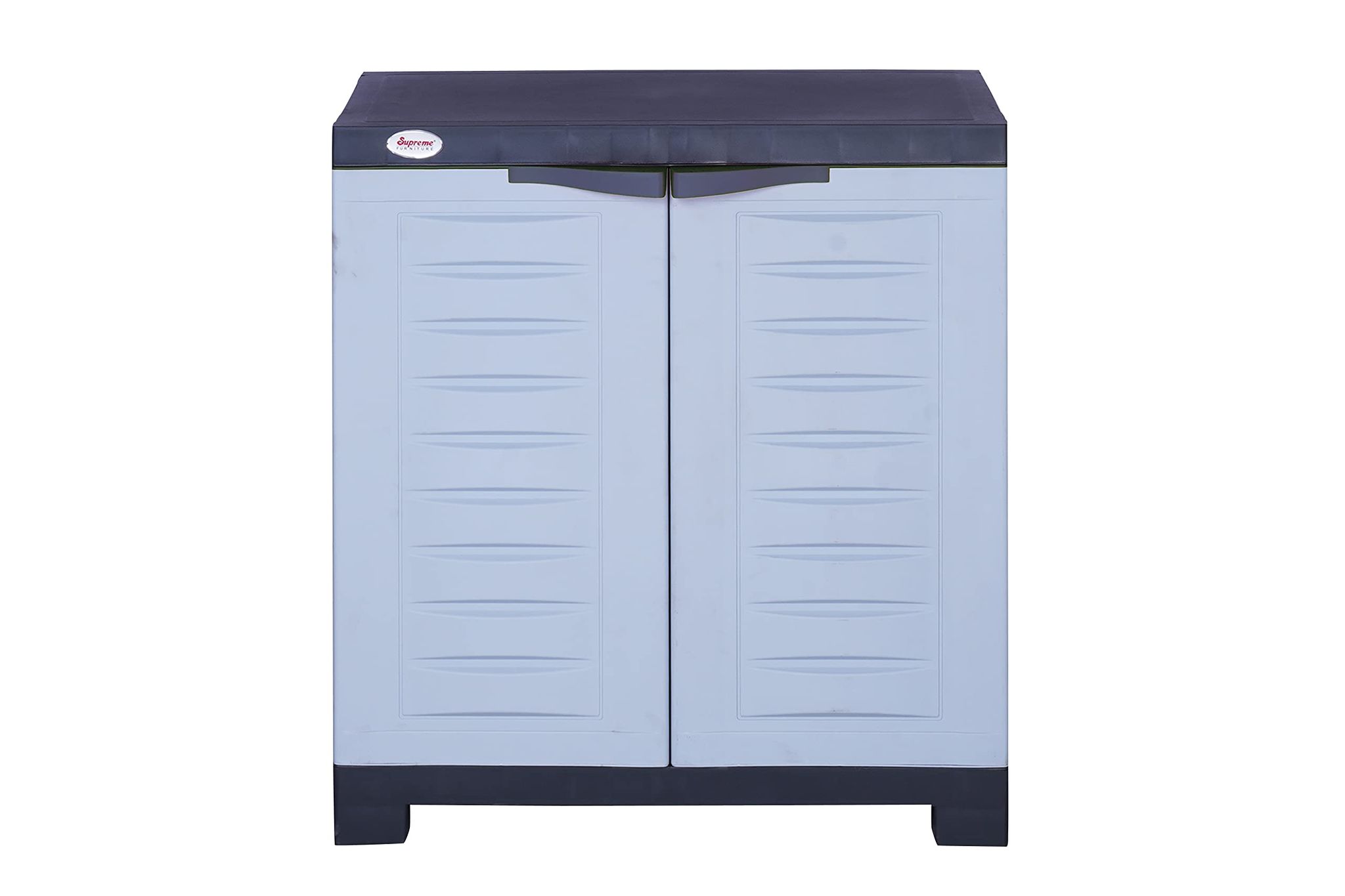 Supreme Furniture Fusion Multipurpose Dust and Waterproof Doors with Shelf Virgin Plastic Cupboard/Almirah for Home, Living Room, Kids