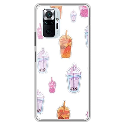 Bubble Tea - Clear Printed Case For Redmi Models-Redmi Note A1