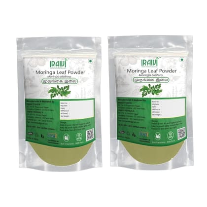 IRAIVI Premium Moringa Leaf Powder-200g | Murungai | Sahjan | Mulaga | Nugge | Muringa | Nutrient Rich Superfood for Wellness