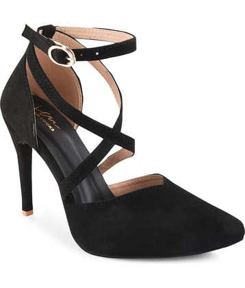 JM Looks Black Women's Sandal Heels