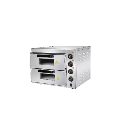 3 Kw Double Deck Electric Stone Pizza's Oven KEP 2