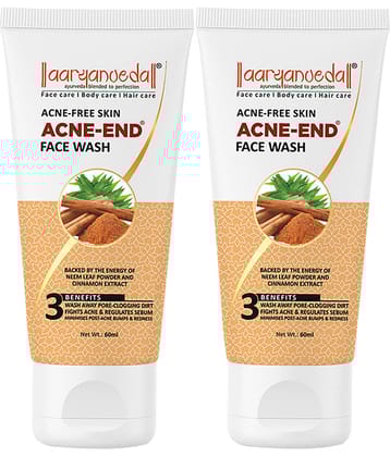 Aaryanveda Acne Face Wash - Clear, Purify & Soothe Acne-Prone Skin Anti Acne Facewash 200ml
