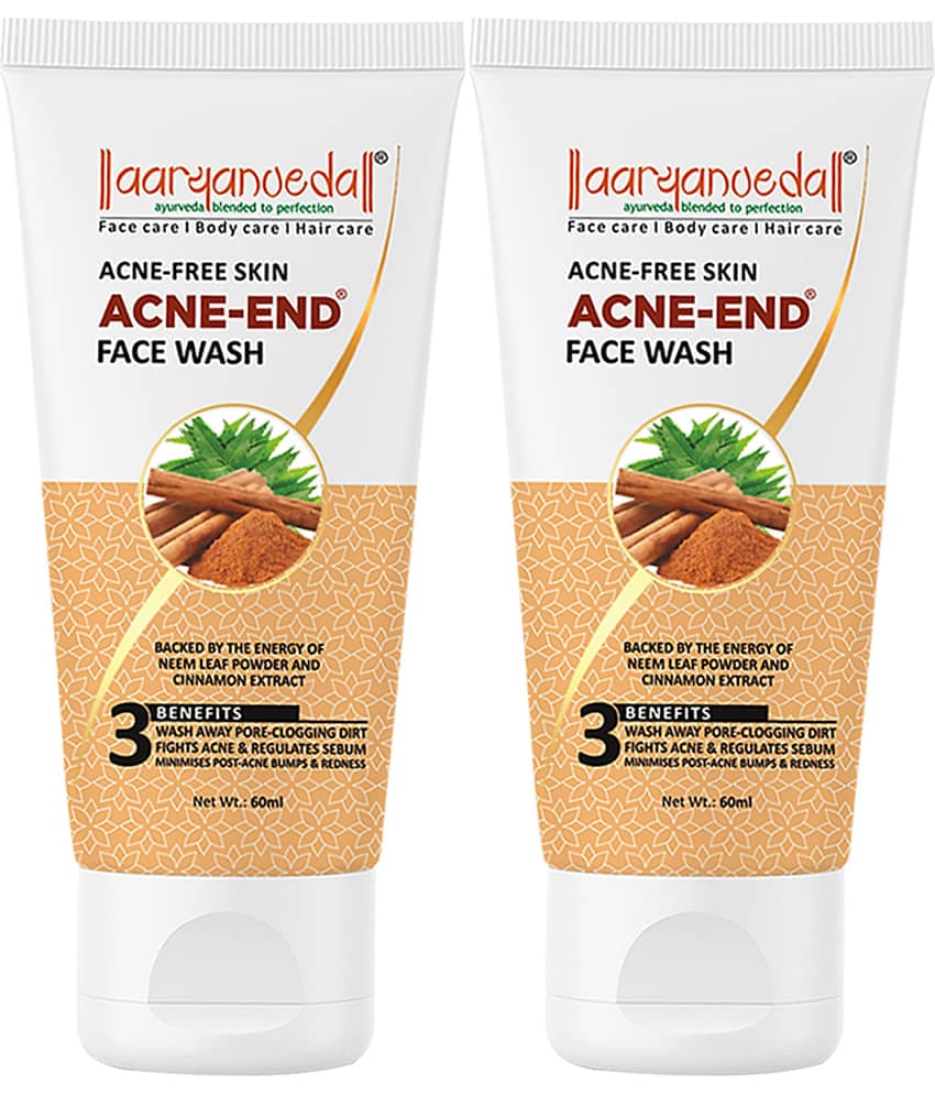 Aaryanveda Acne Face Wash - Clear, Purify & Soothe Acne-Prone Skin Anti Acne Facewash 200ml