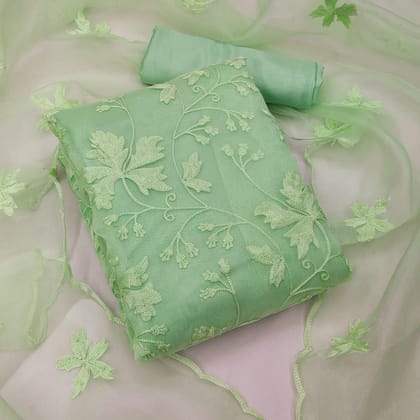 organza silk sequence Dress material for women with kota Emboidary duppatt border organza silk sequence Dress material for women with kota Emboidary duppatt border