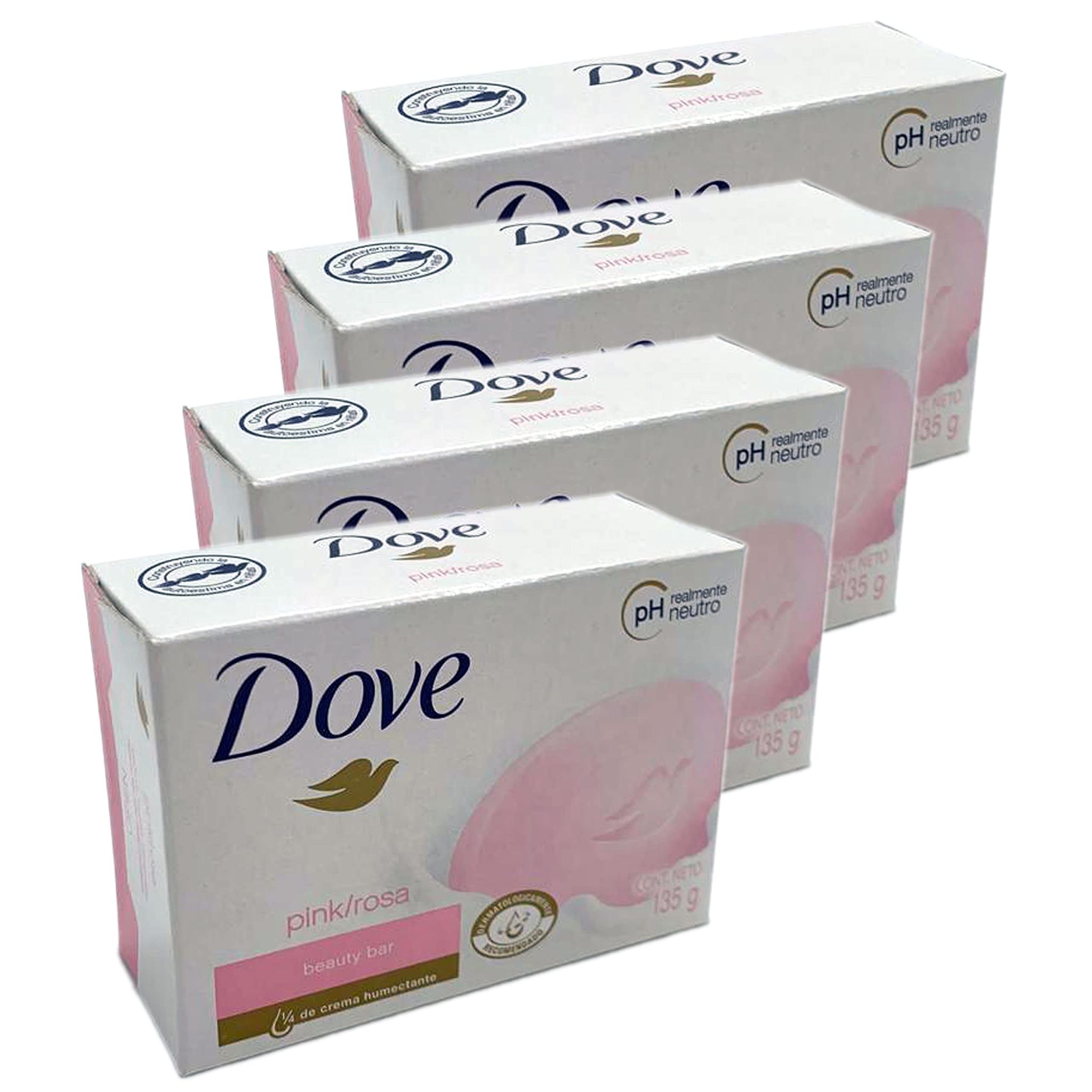 Dove Pink Beauty Cream Bar 4.75 Oz / 135 Gr (Pack Of 4) Dove Pink Beauty Cream Bar 4.75 Oz / 135 Gr (Pack Of 4) - Pink / 33.75 g (Pack of 4)