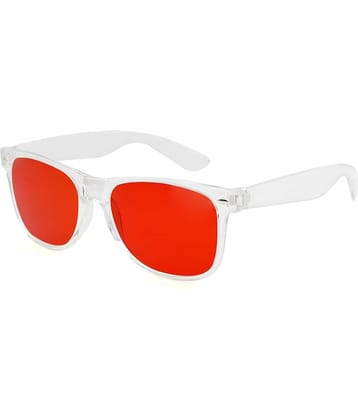 Peter Jones - White Square Sunglasses ( Pack of 1 )