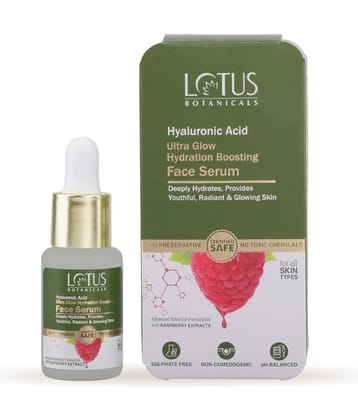 Lotus Botanicals Hyaluronic Acid Ultra Glow Hydration Boosting Face Serum 14ml