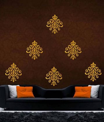 Decor Villa Floating Vinyl Gold Wall Stickers
