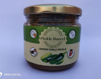 Lemon Green chilli  pickle 250 Gms