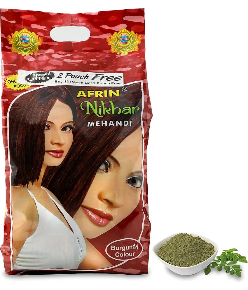 Afrin Burgundy Nikhar Mehandi Natural Henna 1 kg