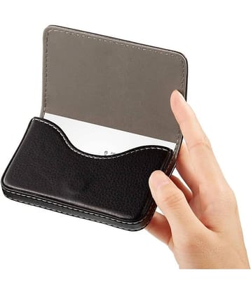 QitmirMKT Pocket Sized Stitched PU Leather Credit Card Holder Visiting Card Leather,PU Solid Men's Travel Wallet With 1 Slot For Card ( Multicolor , Pack of 1 )