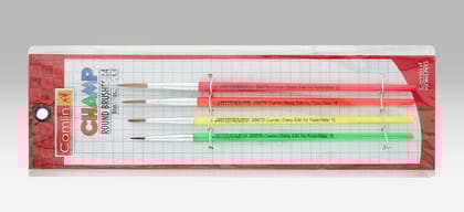 Camlin Champ Round Brushes Set of 4