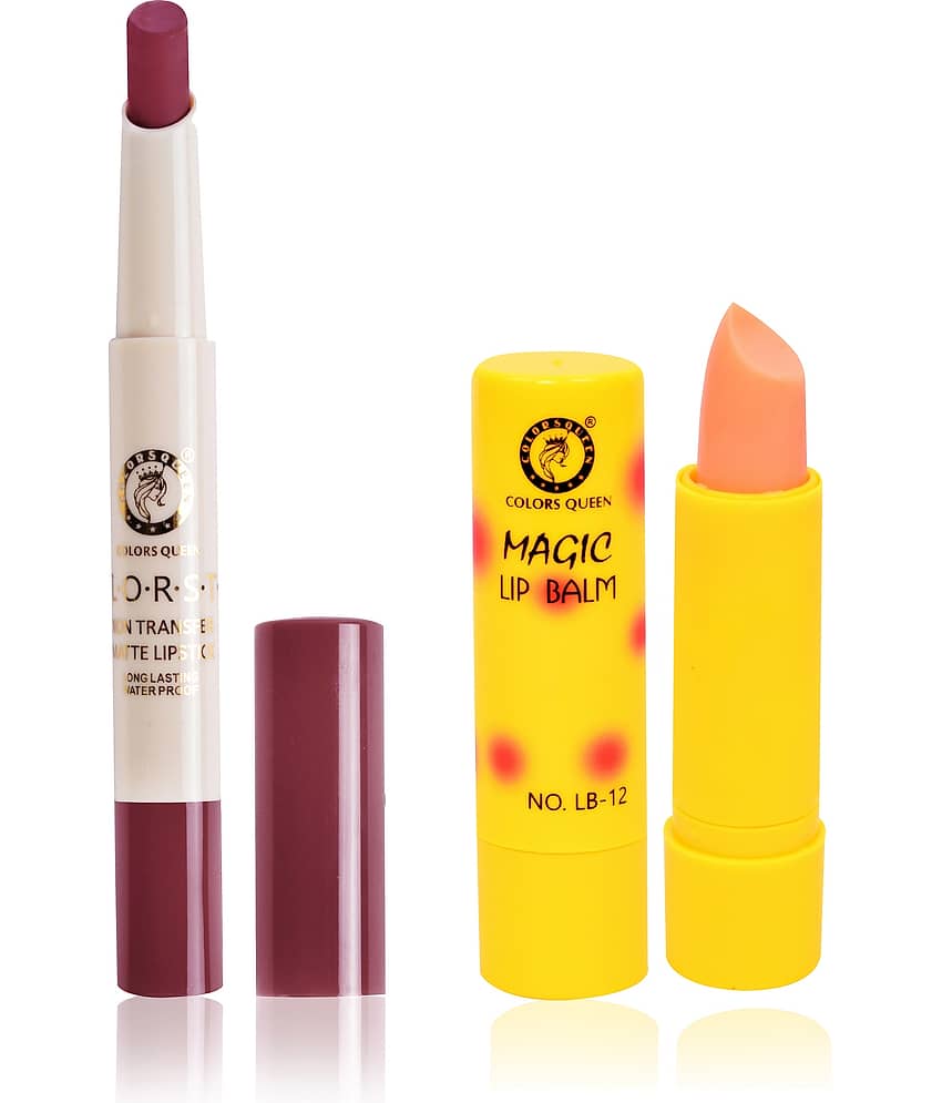 Colors Queen Waterproof & NonTransfer Lipstick Coral 2.1 g