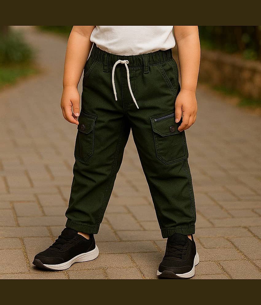 ICONIC ME Pack of 1 Boys Cotton Blend Jeans ( Green )