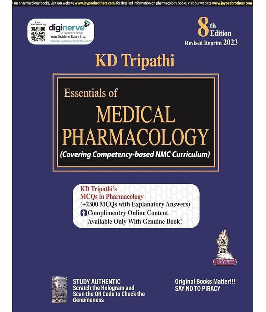 Essentials of Medical Pharmacology Hardcover – 23 September 2023