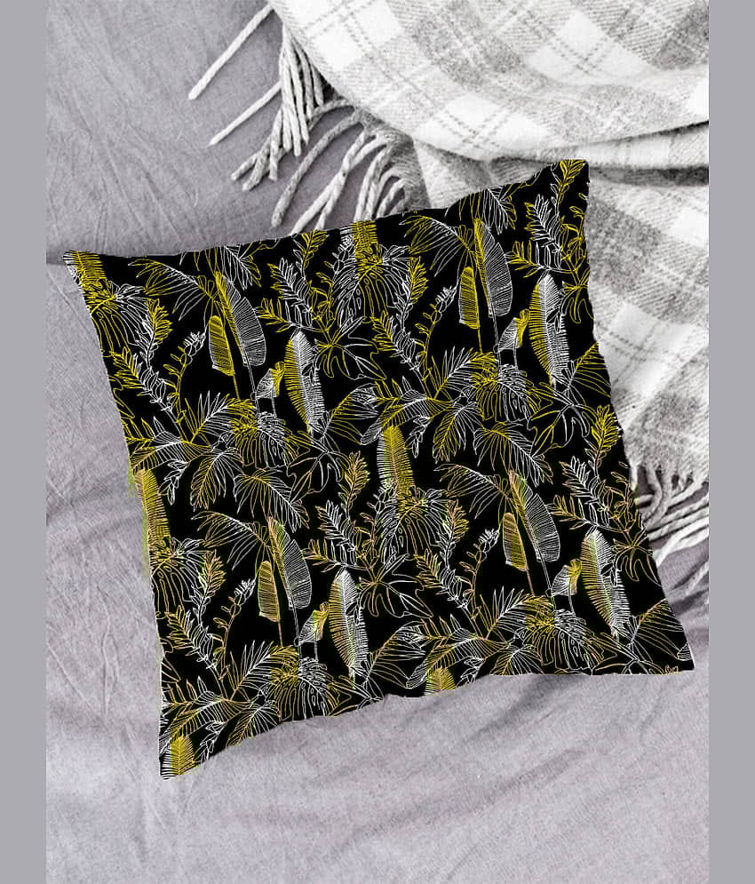 Houzzcode - Water Repellent Blue Polyester Pillow Covers 40x40x3 ( Pack of 1 )