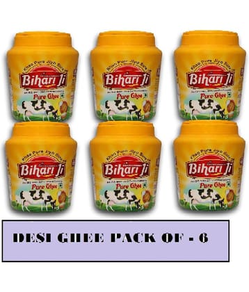 Bihari ji Ghee 200 mL Pack of 6
