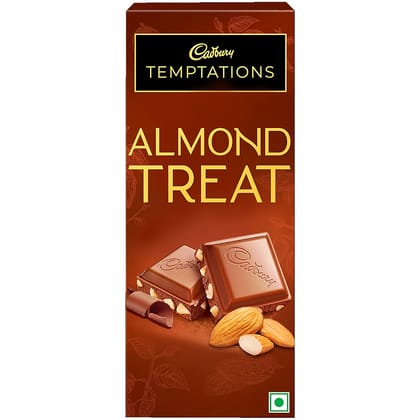 Cadbury Temptations Almond Treat Chocolate Bar, 70 g